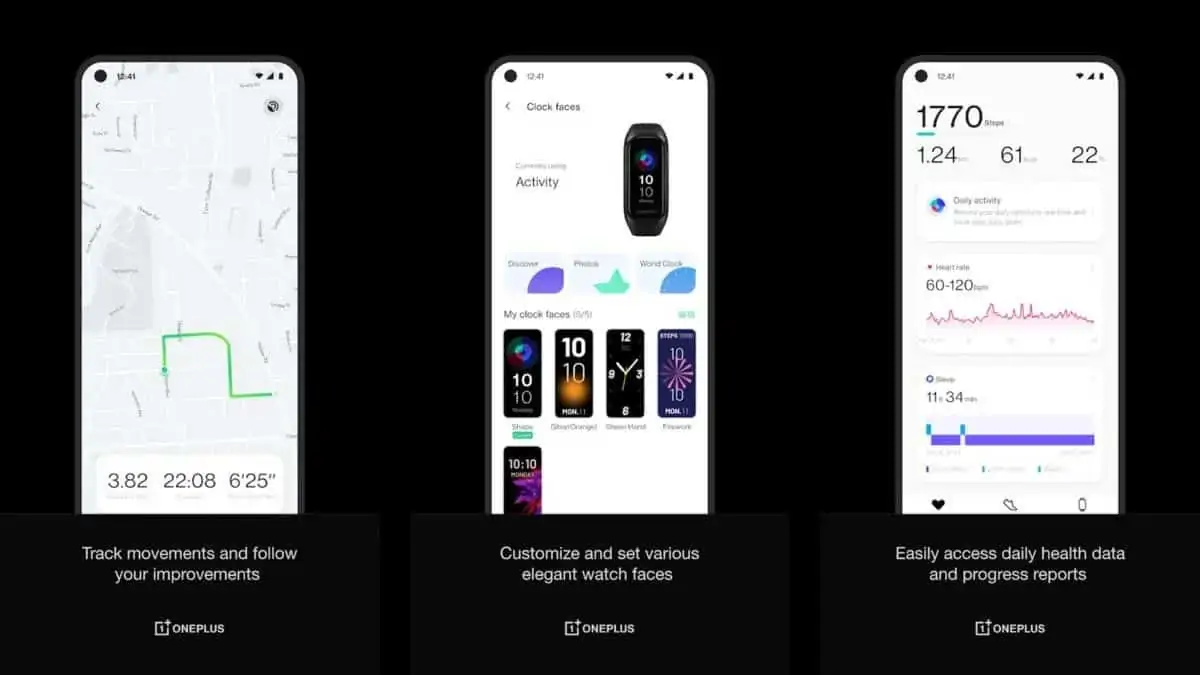 App de saúde da OnePlus chega antes da OnePlus Band