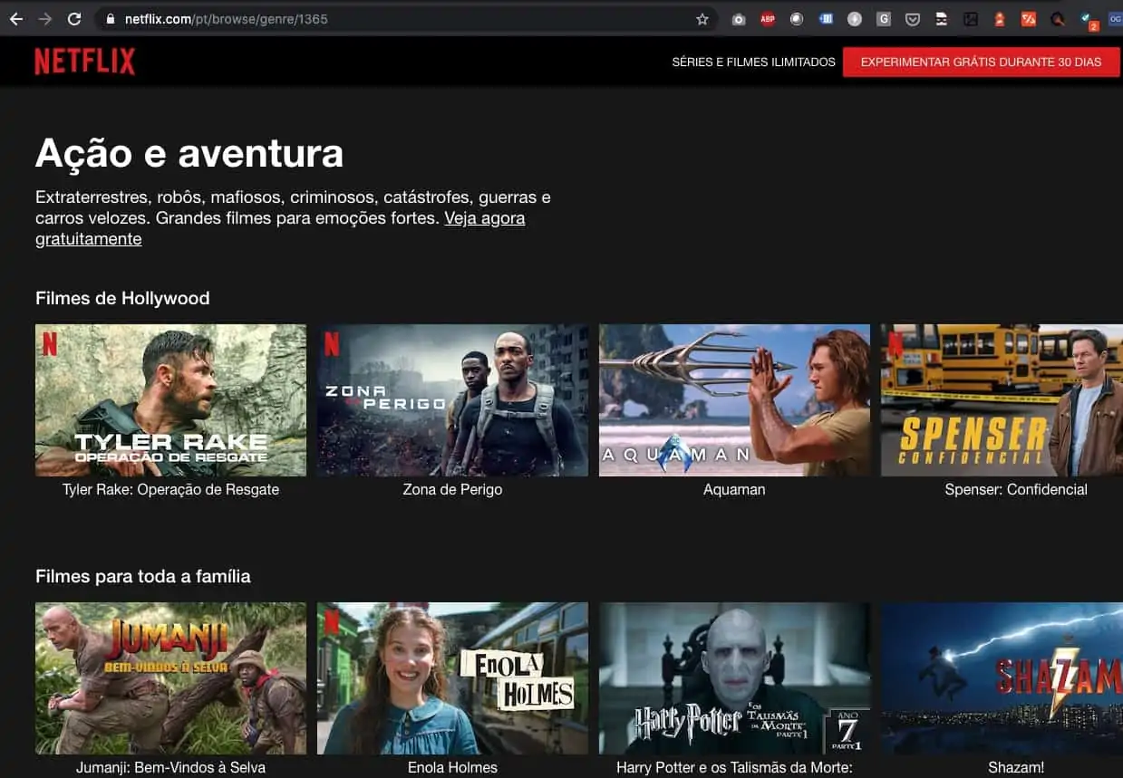 Netflix códigos secretos