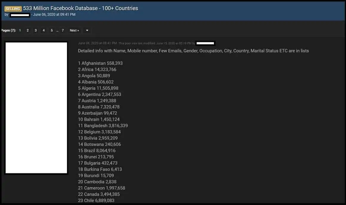 dados facebook portugueses