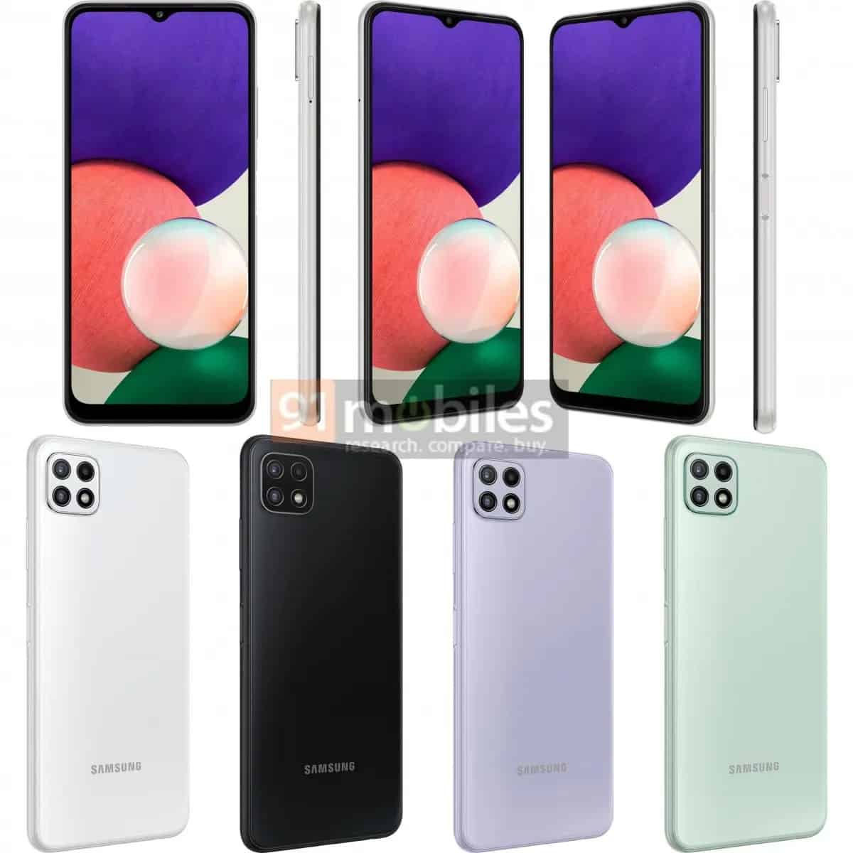 Galaxy A22 5G e 4G