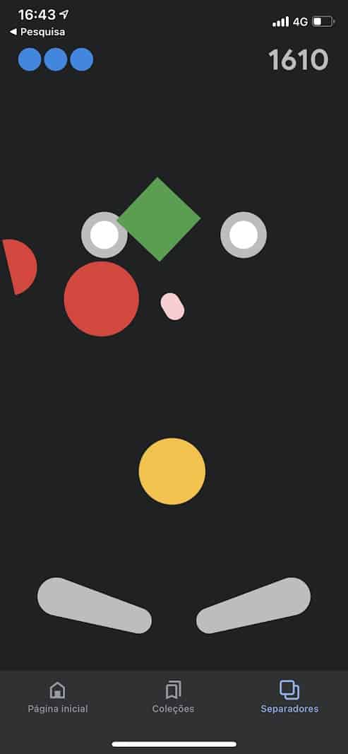 Google jogo app iPhone