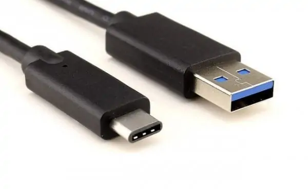 cabo USB-C carregamento rápido