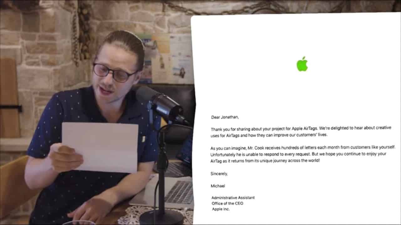 Youtuber airtag