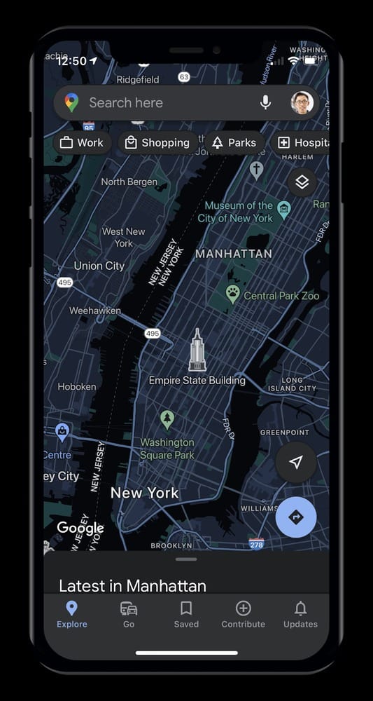 Google Maps para iOS