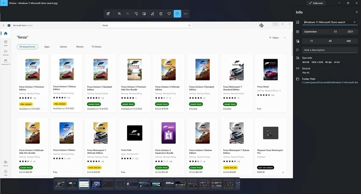 descarregar fotos windows 11