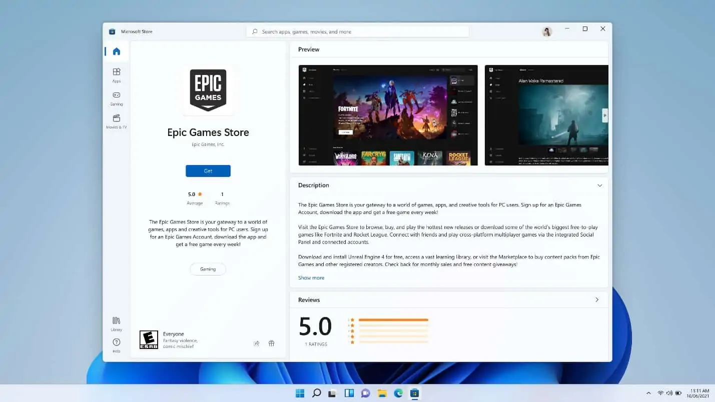 Windows Store vai ter ligação à Steam, Epic, Amazon, etc…