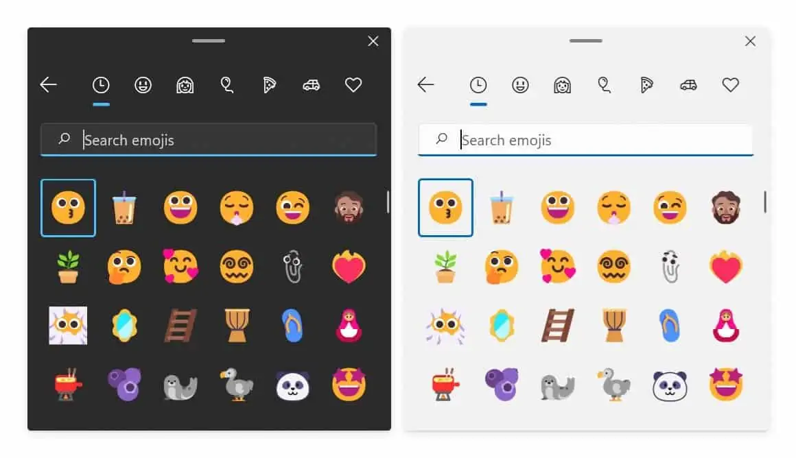 Windows 11 emoji