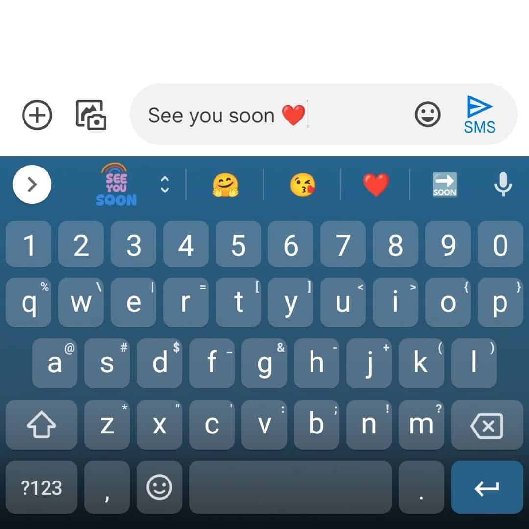 Gboard stickers automáticos