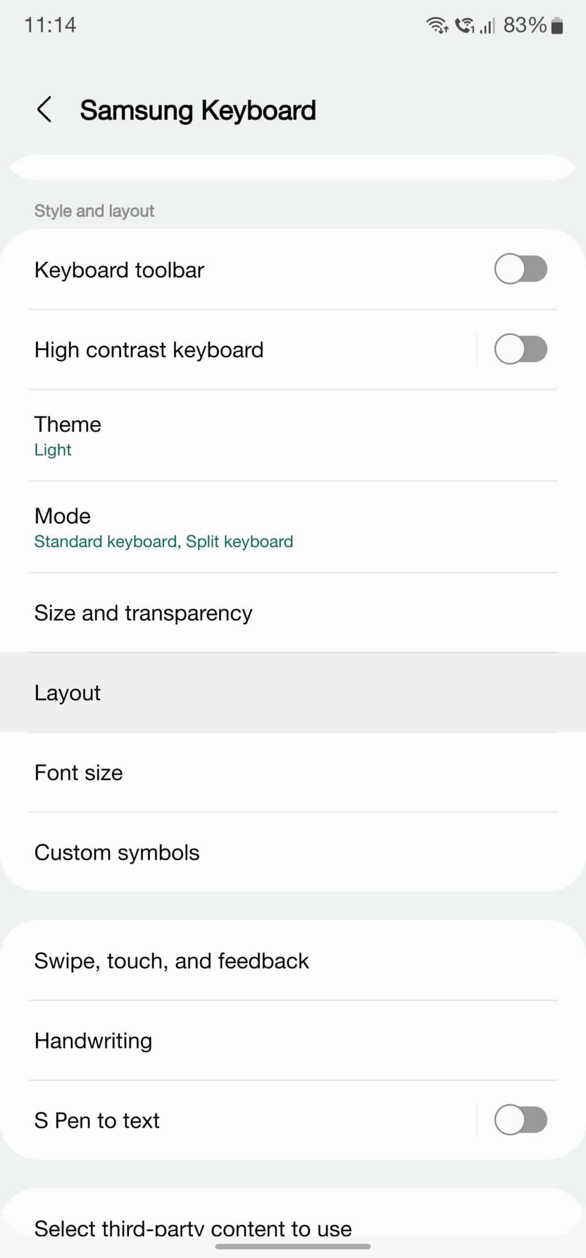 Samsung Keyboard