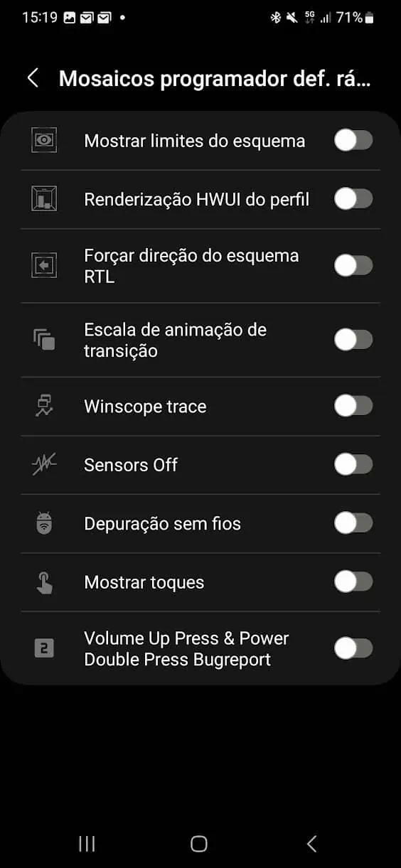 Smartphone ecrã chamadas