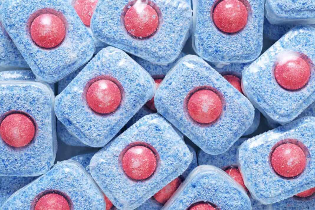 Pastilhas para a máquina de lavar louça