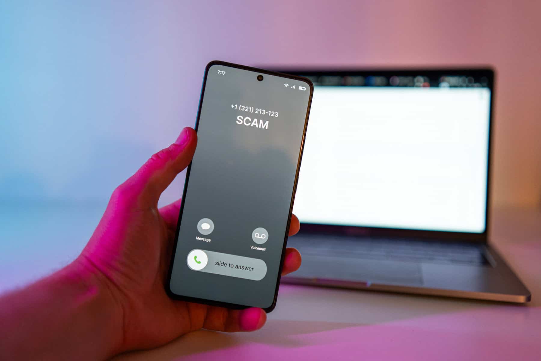 desligar chamada de spam, burlões obtêm o número de telefone, atenção: as chamadas que atender podem não ser de humanos!