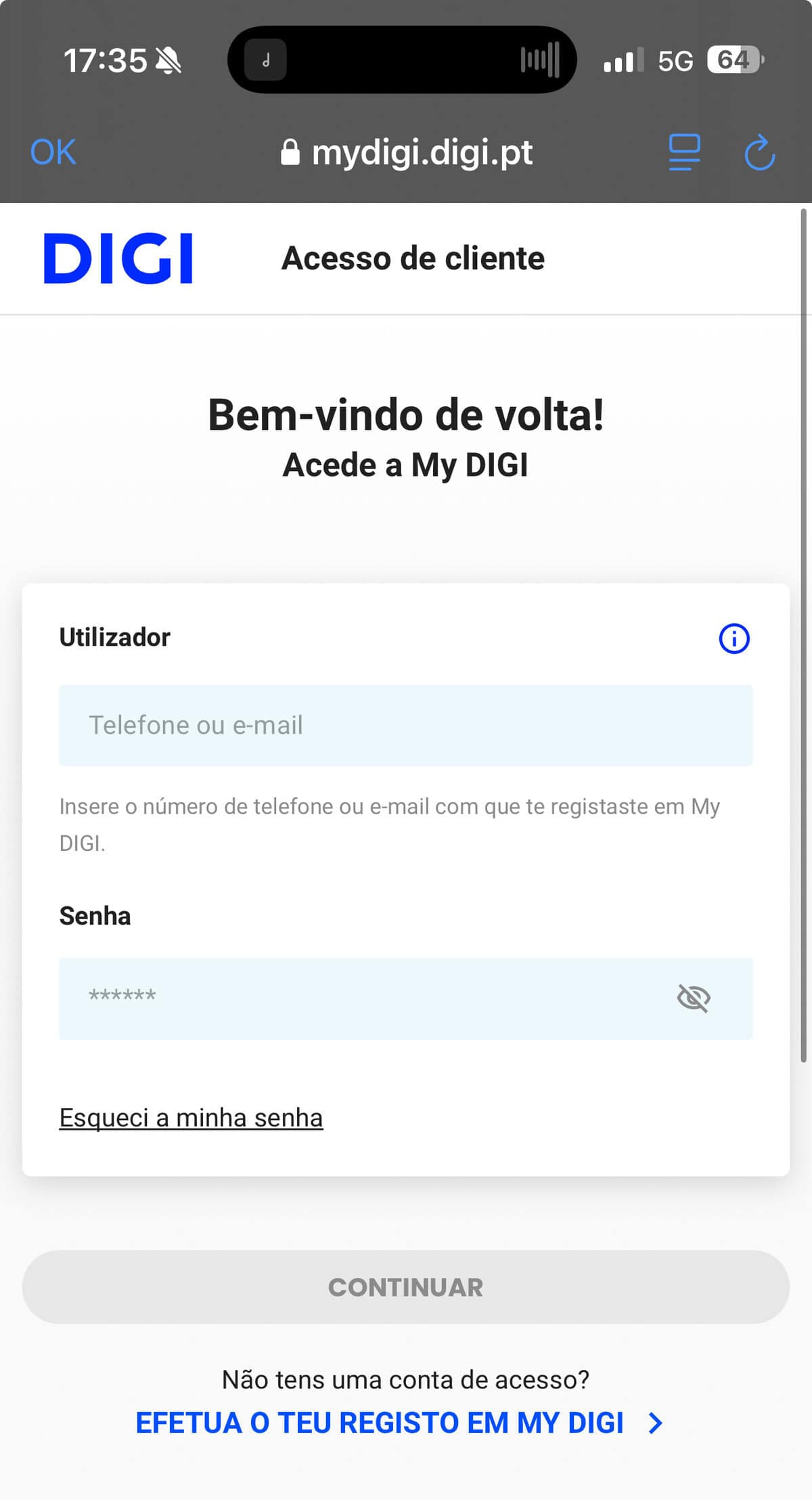 my digi chegou a portugal!