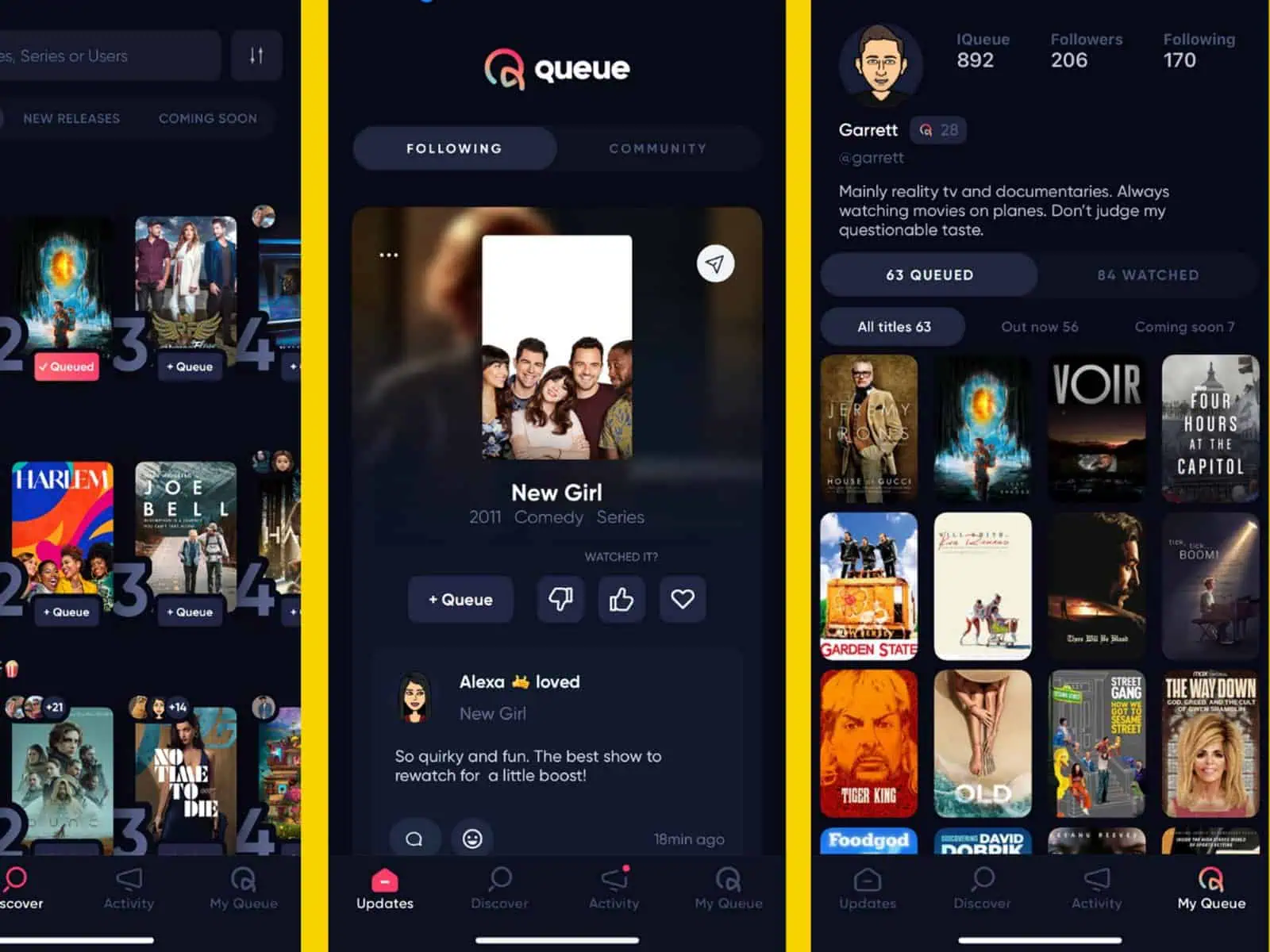 já há um tinder para ver filmes ou séries! já há um tinder para ver filmes ou séries!